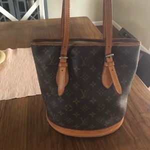 Authentic Louis Vuitton Small Bucket.